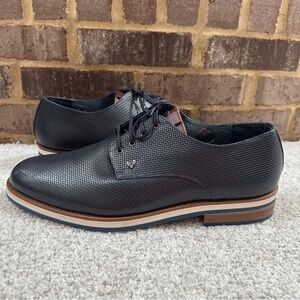 Martinelli Leather Textured Derby Shoes